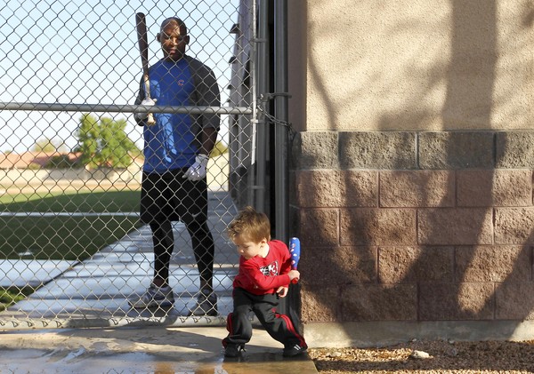 "Your old man been showing you that Walt Hriniak shit?" "Your old man been showing you that Walt Hriniak shit?"
