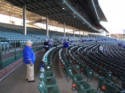 9577120-chicago-illinois--april-26-2010-ushers-and-obstructed-seating-at-the-wrigley-field-the-chicago-cubs-
