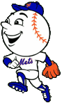 Is that Mr Met or Tim Teufel with a gland problem?