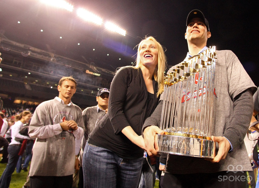 Theo, wife and trophy (oh, and Jed.)