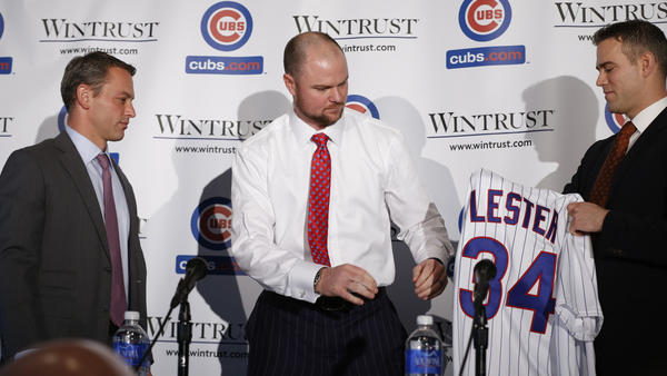 Theo briefs Jon Lester on Chicago media