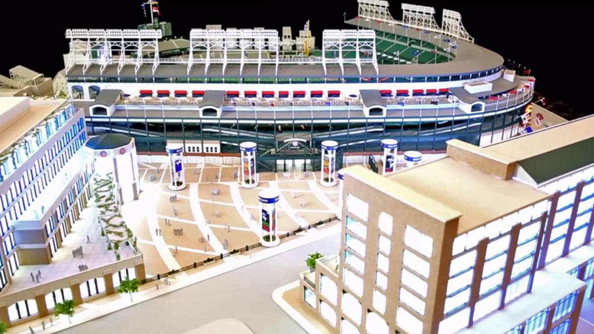 We just found the best feature in the Wrigley rebuild
