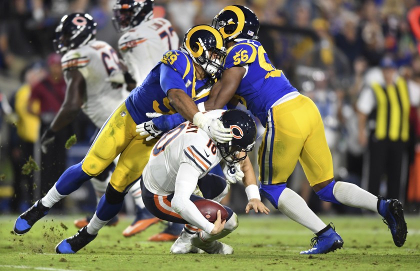 Mitch sacked by Aaron Donald