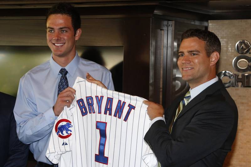 Kris Bryant and Theo Epstein